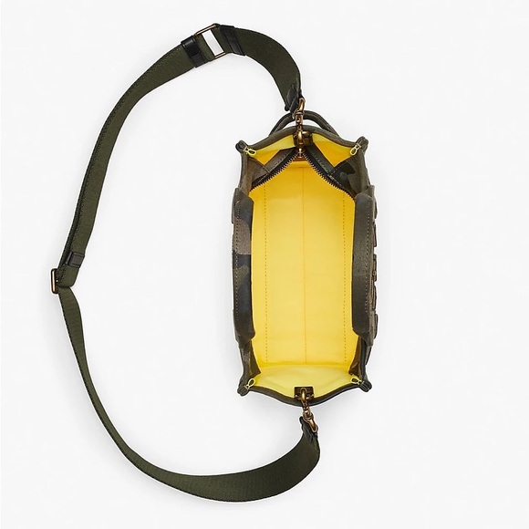 Marc Jacobs The Camo Jacquard Small Tote Bag - Green - Picture 5 of 14